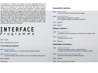 Programme Interface